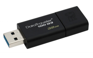 Kingston DT100G3/32GB, 32GB USB 3.0 DataTraveler 100 G3 (Read 40MB/s, Write 10MB/s) DT100G3/32GB, 32GB USB 3.0 DataTraveler 100 G3 (Read 40MB/s, Write 10MB/s)