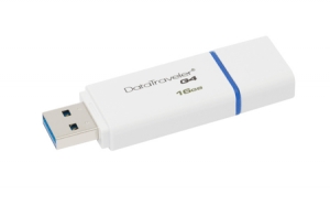 Kingston DTIG4/16GB, 16GB USB 3.0 DataTraveler I G4 (White + Blue) DTIG4/16GB, 16GB USB 3.0 DataTraveler I G4 (White + Blue)