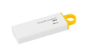 Kingston DTIG4/8GB, 8GB USB 3.0 DataTraveler I G4 (White + Yellow) DTIG4/8GB, 8GB USB 3.0 DataTraveler I G4 (White + Yellow)