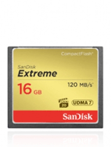 SanDisk Extreme Compact Flash 16GB Read/120MB Write 85MB Extreme Compact Flash 16GB Read/120MB Write 85MB