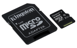 Kingston SDC10G2/64GB microSDXC 64GB SDC10G2/64GB microSDXC 64GB