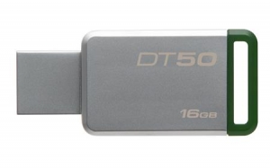 Kingston DT50/16GB, 16GB USB 3.0 DataTraveler 50 (Metal/Green) DT50/16GB, 16GB USB 3.0 DataTraveler 50 (Metal/Green)