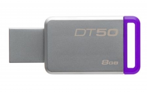 Kingston DT50/8GB, 8GB USB 3.0 DataTraveler 50 (Metal/Purple) DT50/8GB, 8GB USB 3.0 DataTraveler 50 (Metal/Purple)