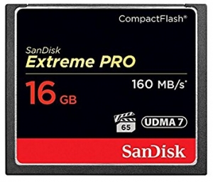 SanDisk Extreme Pro Compact Flash 16GB Read/150MB Write 65/MB Extreme Pro Compact Flash 16GB Read/150MB Write 65/MB