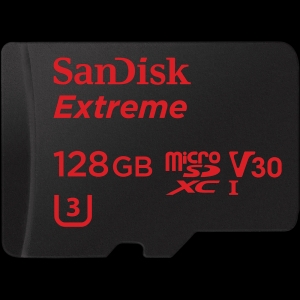 SanDisk Extreme MicroSDXC 128GB UHS-1 card met adapter R Extreme MicroSDXC 128GB UHS-1 card met adapter R