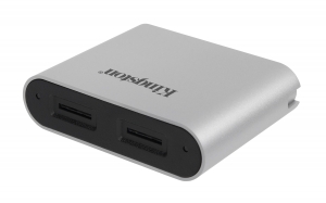 Kingston WFS-SDC, USB3.2 Gen1 Workflow Dual-Slot microSDHC/SDXC UHS-II Card Reader