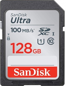 Sandisk 128GB SDXC Sandisk Ultra 140MB/s Class 10 UHS-I SDSDUNB-128G-GN6IN