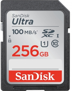 Sandisk 256GB SDXC Sandisk Ultra 150MB/s Class 10 UHS-I SDSDUNC-256G-GN6IN