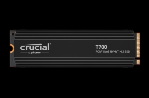Crucial CT1000T700SSD5, Crucial T700 1TB PCIe Gen5 NVMe M.2 SSD with heatsink