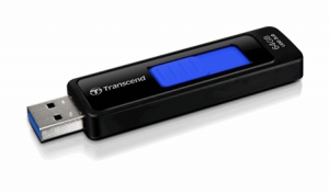 Transcend TS64GJF760, 64GB, USB3.1, Pen Drive, Capless, Black