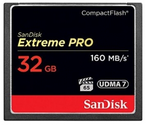 Sandisk 32GB CompactFlash Sandisk Extreme Pro 160MB/s SDCFXPS-032G-X46