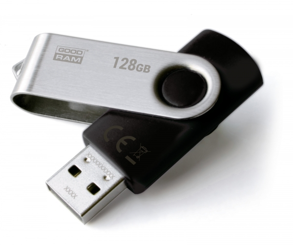 UTS2-1280K0R11, 128GB UTS2 BLACK USB 2.0 (zolang de voorraad stekt)