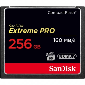 Sandisk 256GB CompactFlash Sandisk Extreme Pro 160MB/s SDCFXPS-256G-X46