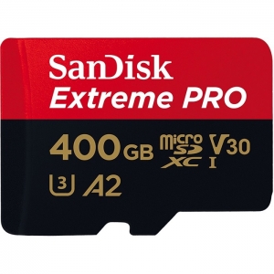 Sandisk 400GB MicroSDXC Sandisk Extreme Pro R170/W90 C10 U3 V30 A2...