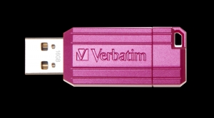 Verbatim 49056, 32GB USB DRIVE 2.0 PINSTRIPE STORE N GO HOT PINK