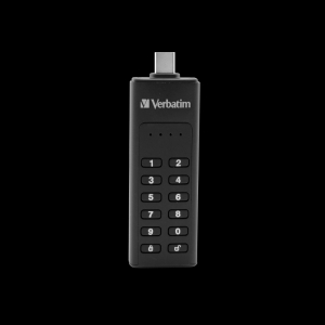 Verbatim 49431, 64GB KEYPAD SECURE USB 3.1 GEN 1 DRIVE WITH 256-BIT AES HARDWARE...