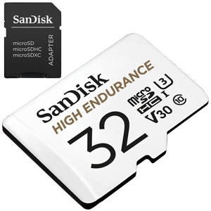 Sandisk 32GB MicroSDHC Sandisk High Endurance R100/W40 SDSQQNR-032G-GN6IA