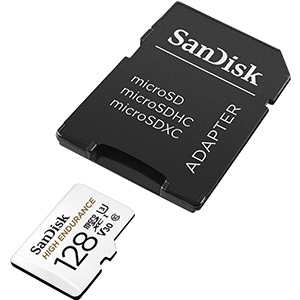 Sandisk 128GB MicroSDXC Sandisk High Endurance R100/W40 SDSQQNR-128G-GN6IA