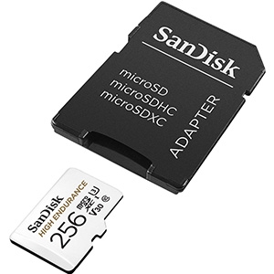 Sandisk 256GB MicroSDXC Sandisk High Endurance R100/W40 SDSQQNR-256G-GN6IA