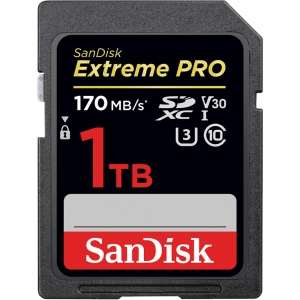 Sandisk 1TB SDXC Card Sandisk Extreme Pro 170/90 V30 UHS-I U3 SDSDXXY-1T00-GN4IN